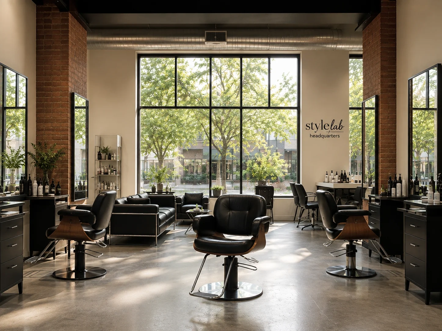 Style Lab Headquarter salon interior on Cambie Street, Vancouver
